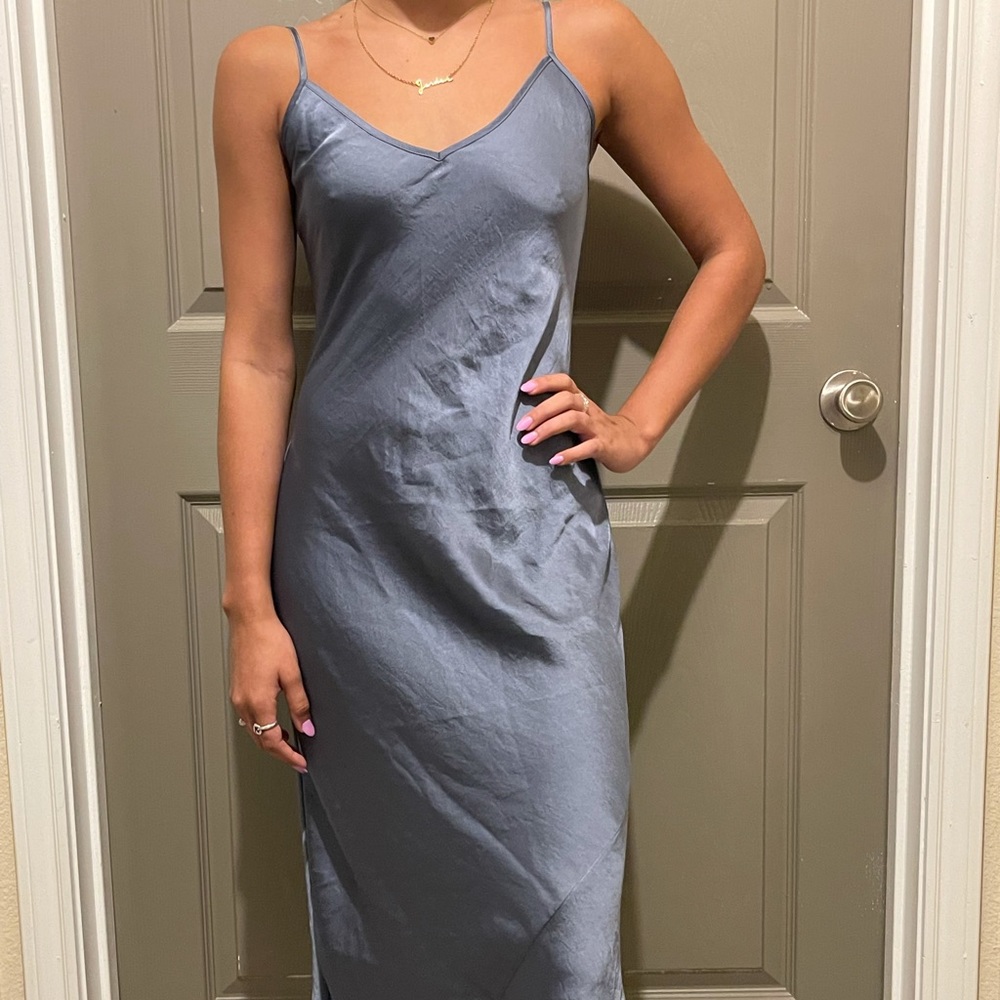 Wilfred Blue Slip Dress. Size XS.